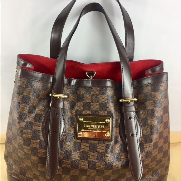 Final price!❤️large checkered❤️ tote louis vuitton - Picture 2 of 12